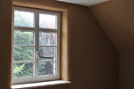 Holzfenster mit Wiener Sprossen